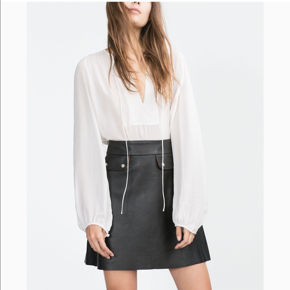 Zara chiffon blouse